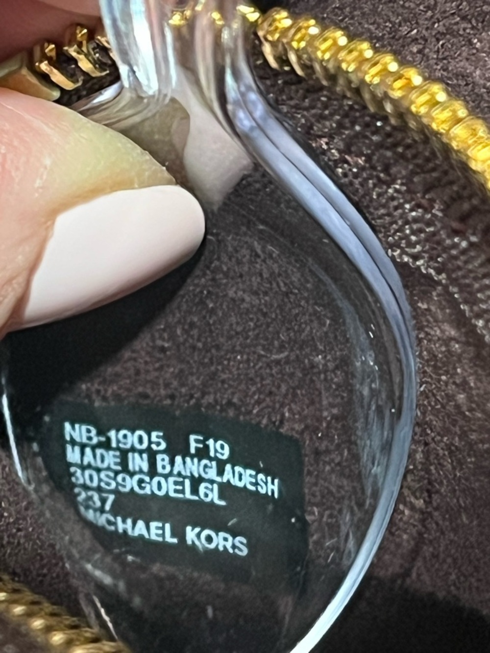 MICHAEL KORS CeCe Studded Convertible Crossbody Burgundy EUC! - Picture 12 of 13